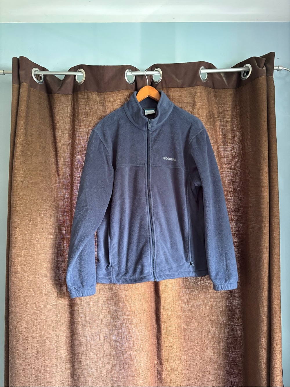 Columbia Men's Slate Blue Full-Zip Fleece Jacket